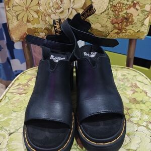 dr martens chunky open toe sandal